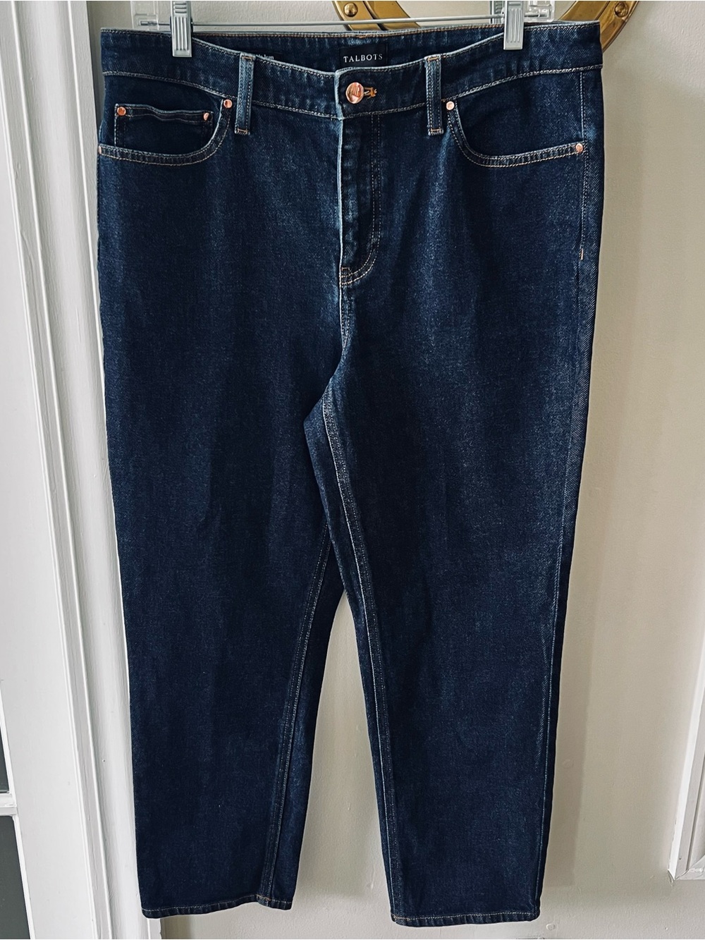 Talbots Slim Straight Ankle Regina Wash Jeans